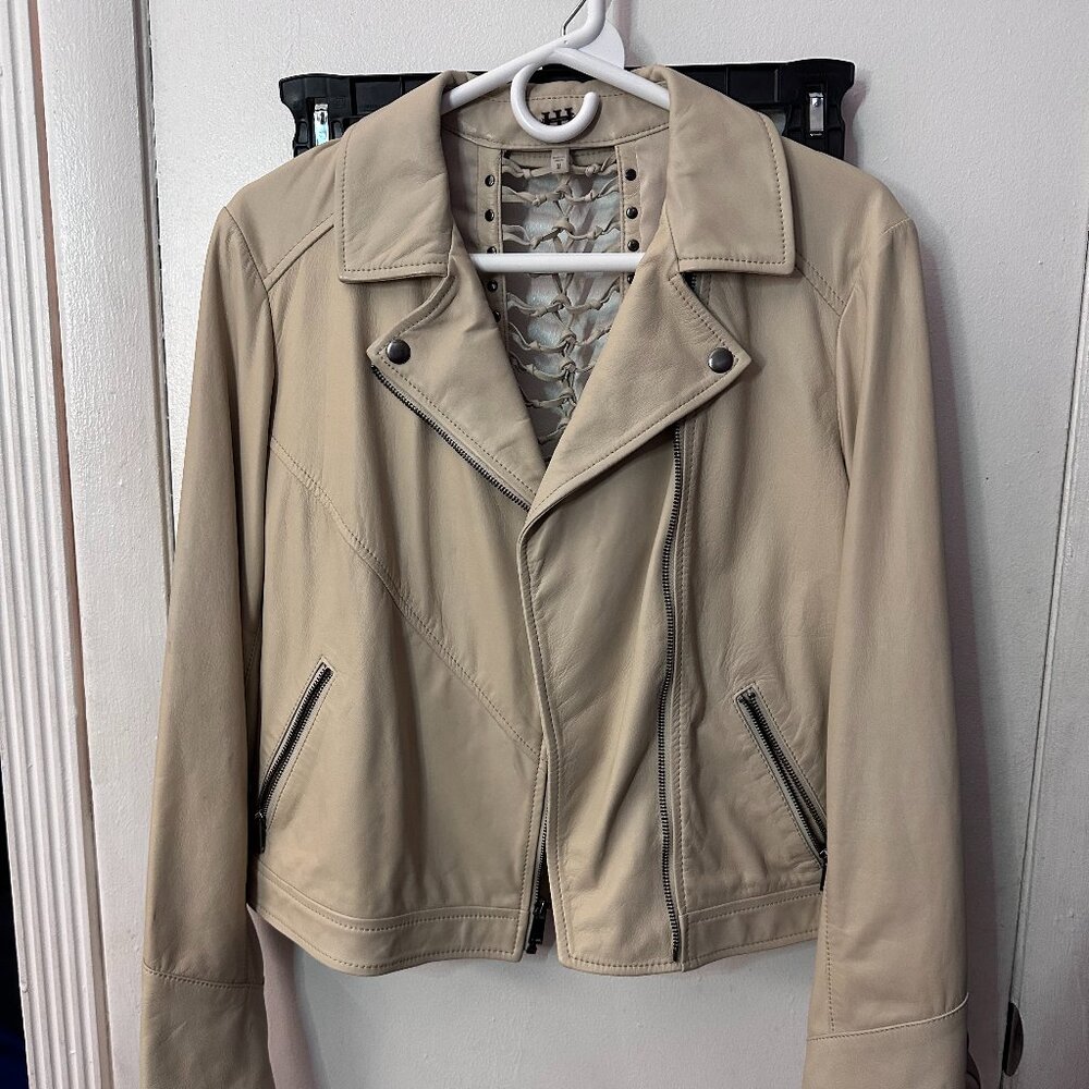 Haute Hippie Sheep Leather Jacket